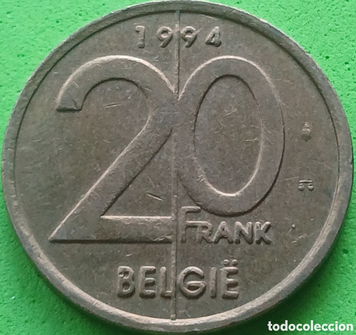 Alte M&uuml;nzen aus Europa: B&eacute;lgica 20 francos 1994 km#192 Belgie