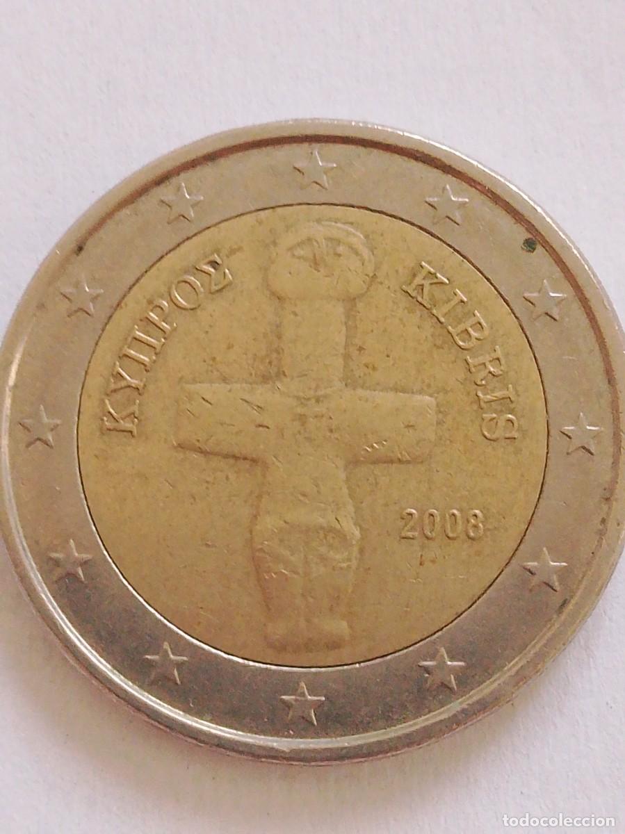 Monedas antiguas de Europa: Moneda 2 euro Chipre 2008