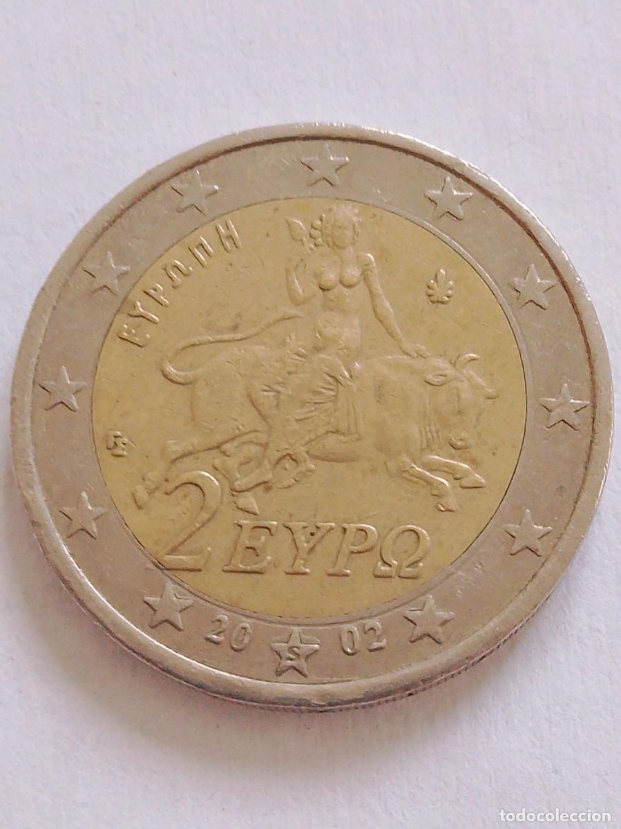 Monedas antiguas de Europa: Moneda 2 euro Grecia 2002 letra $