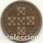 Monedas antiguas de Europa: PORTUGAL - 10 ( X ) CENTAVOS - ANO 1945 - BRONCE - FOTOS