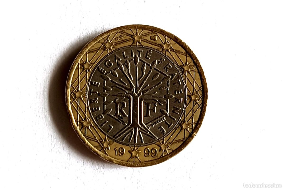 Monedas antiguas de Europa: MONEDA 1 EURO - FRANCIA 1999 - CIRCULADA (6)