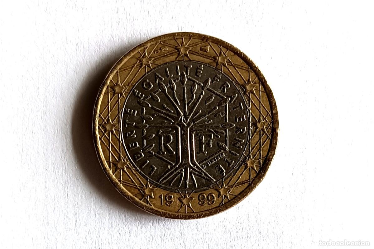 Monedas antiguas de Europa: MONEDA 1 EURO - FRANCIA 1999 - CIRCULADA (7)