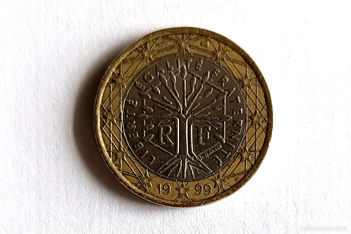 Monedas antiguas de Europa: MONEDA 1 EURO - FRANCIA 1999 - CIRCULADA (8)