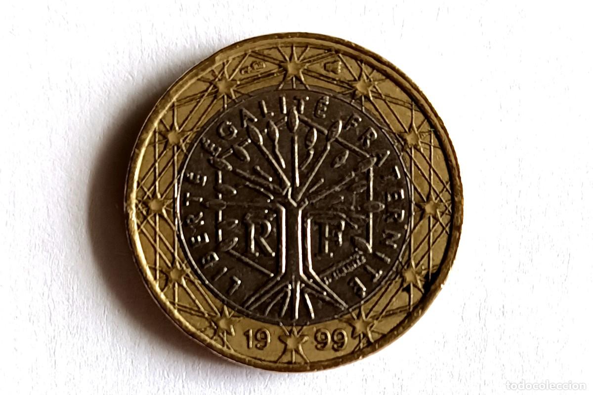 Monedas antiguas de Europa: MONEDA 1 EURO - FRANCIA 1999 - CIRCULADA (9)