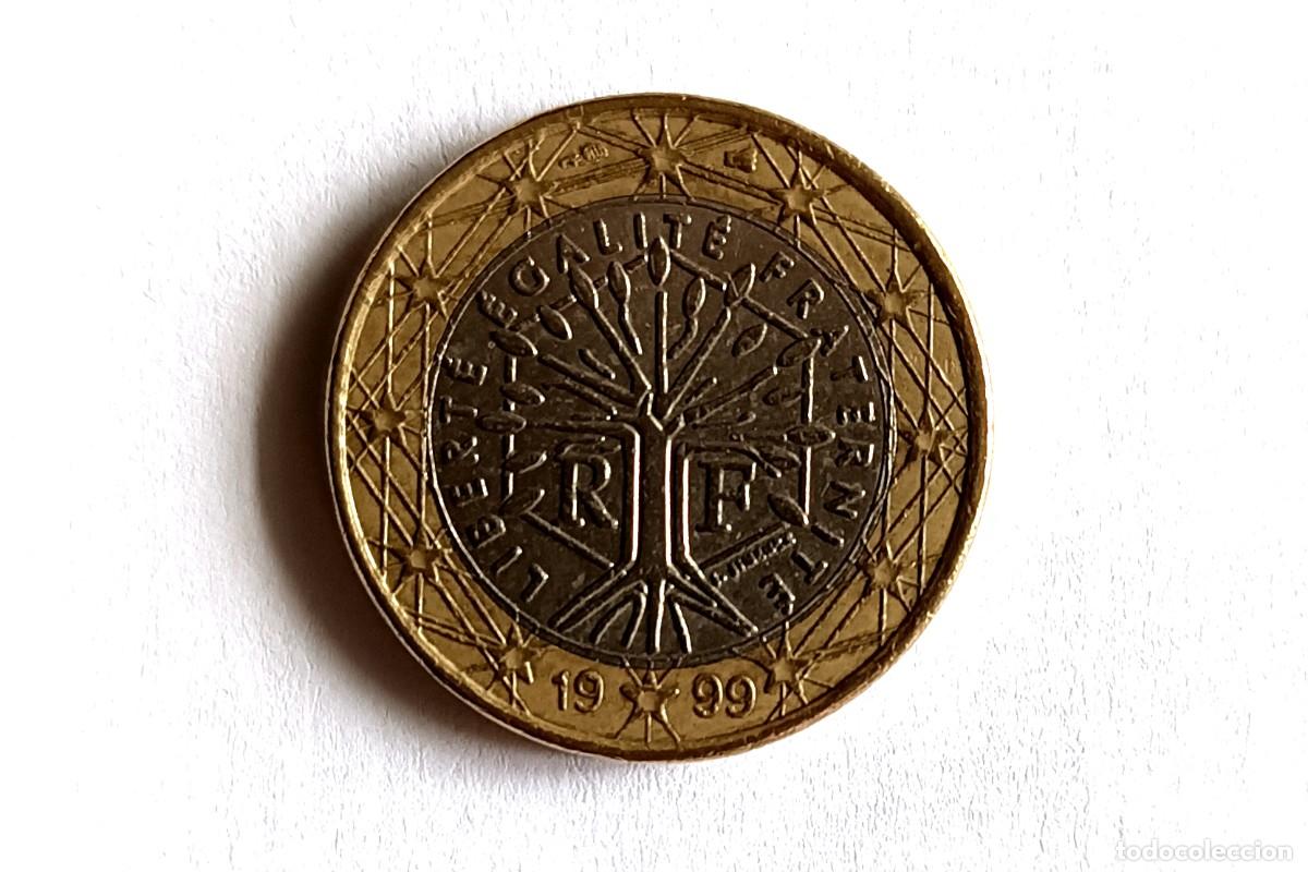 Monedas antiguas de Europa: MONEDA 1 EURO - FRANCIA 1999 - CIRCULADA (10)