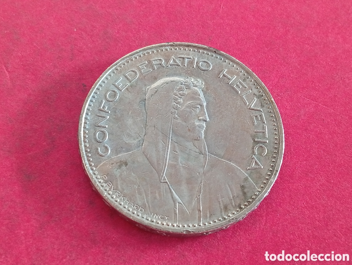 Monedas antiguas de Europa: 5 francos de Suiza 2012 - Foto 2