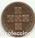 Old Coins of Europe: PORTUGAL - 10 ( X ) CENTAVOS - ANO 1947 - BRONCE - DIFICIL - FOTOS