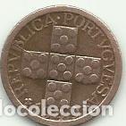 Monedas antiguas de Europa: PORTUGAL - 10 ( X ) CENTAVOS - ANO 1949 - BRONCE - DIFICIL - FOTOS