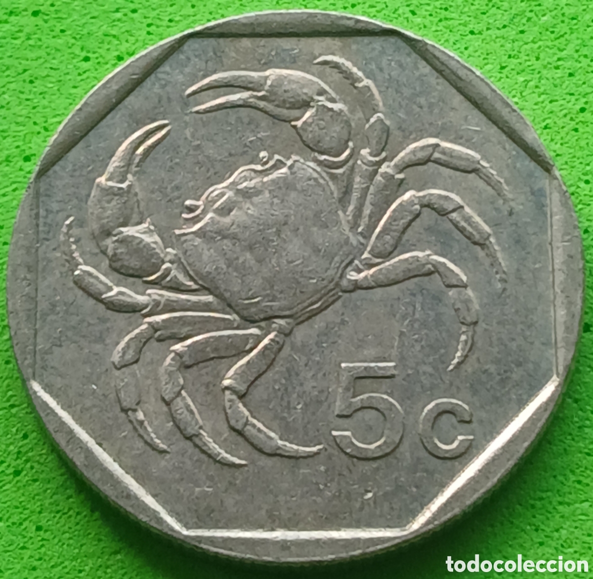 Monedas antiguas de Europa: Malta 5 cents 1991 km#95