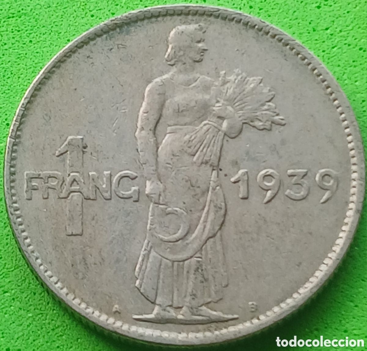Monedas antiguas de Europa: Luxemburgo 1 franco 1939 km#44