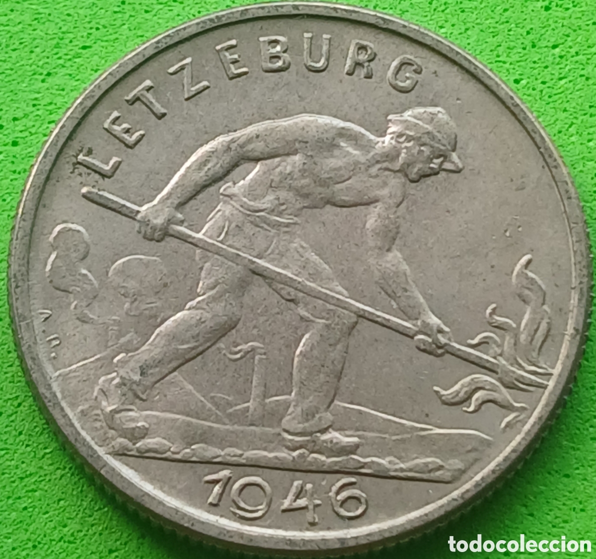 Monedas antiguas de Europa: Luxemburgo 1 franco 1946 km#46.1