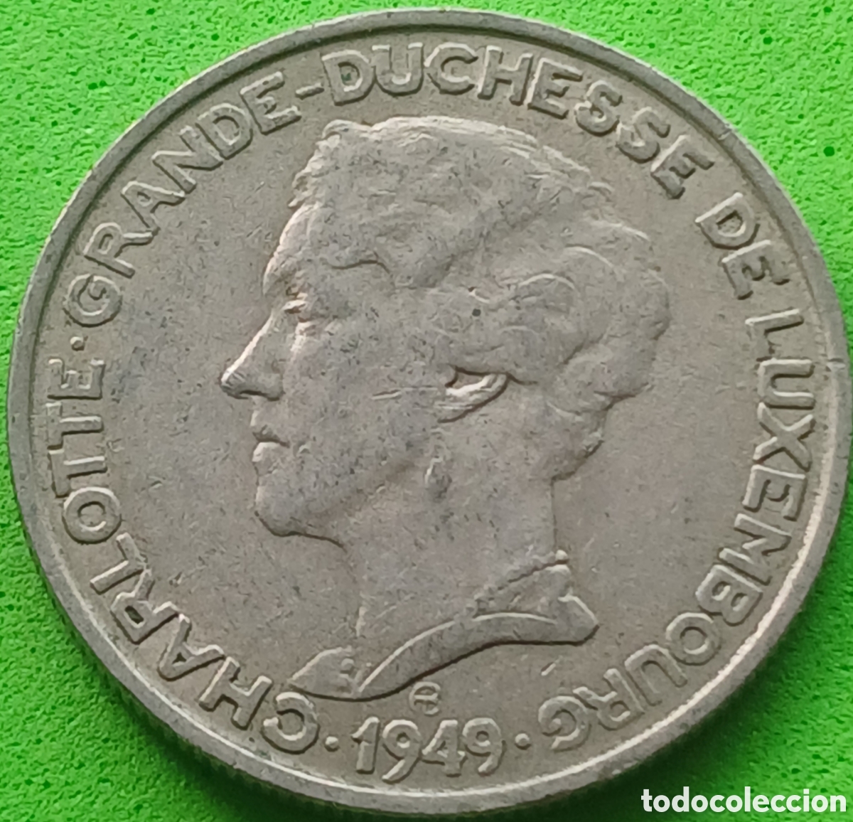 Monedas antiguas de Europa: Luxemburgo 5 francos 1949 km#50