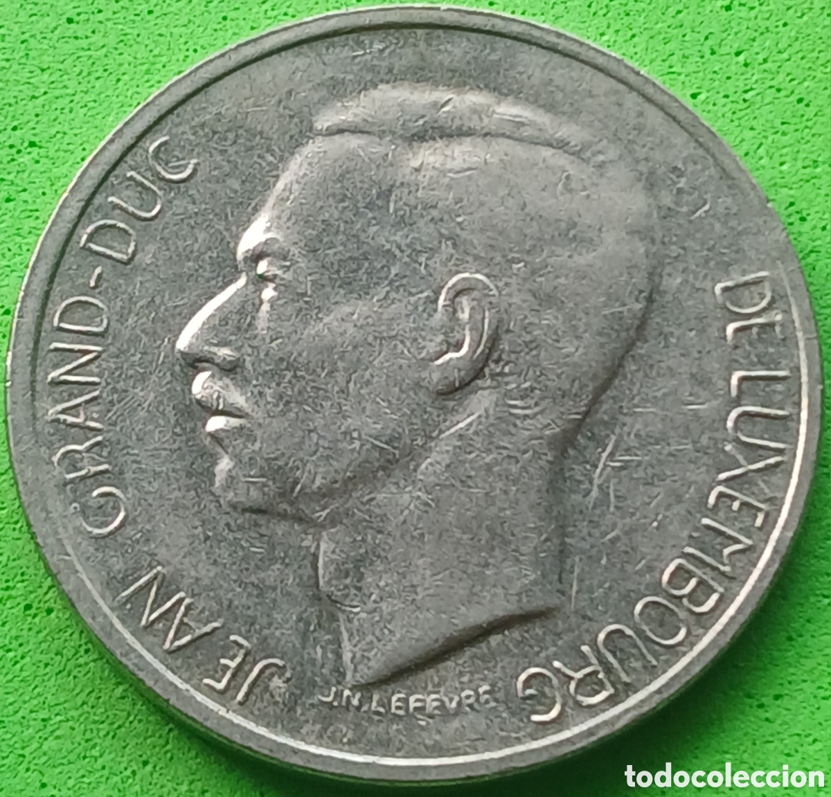 Monedas antiguas de Europa: Luxemburgo 10 francos 1974 km#57