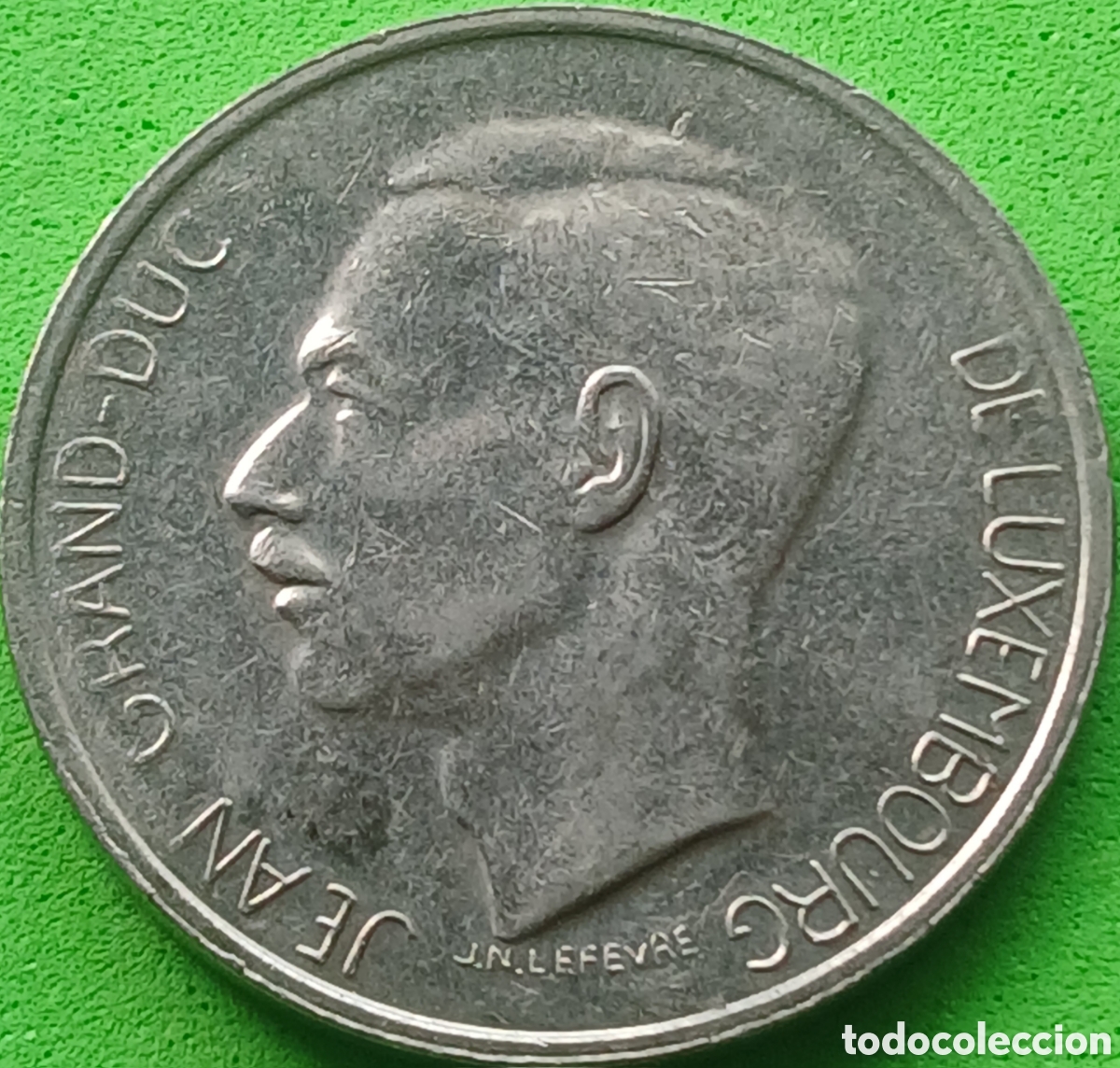 Monedas antiguas de Europa: Luxemburgo 10 francos 1977 km#57