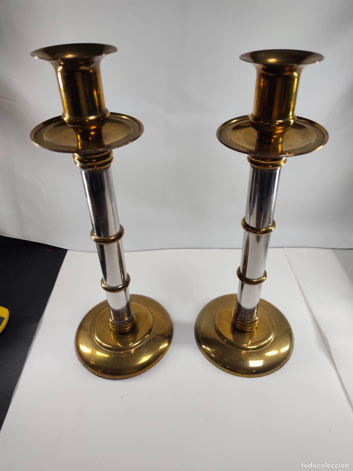 Monedas antiguas de Europa: candelabro bronce bicolor - Foto 1