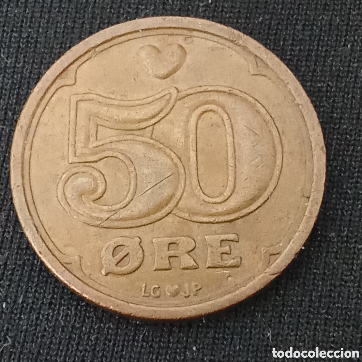 Monedas antiguas de Europa: Dinamarca 50 Ore a&ntilde;o 1990 - Foto 2