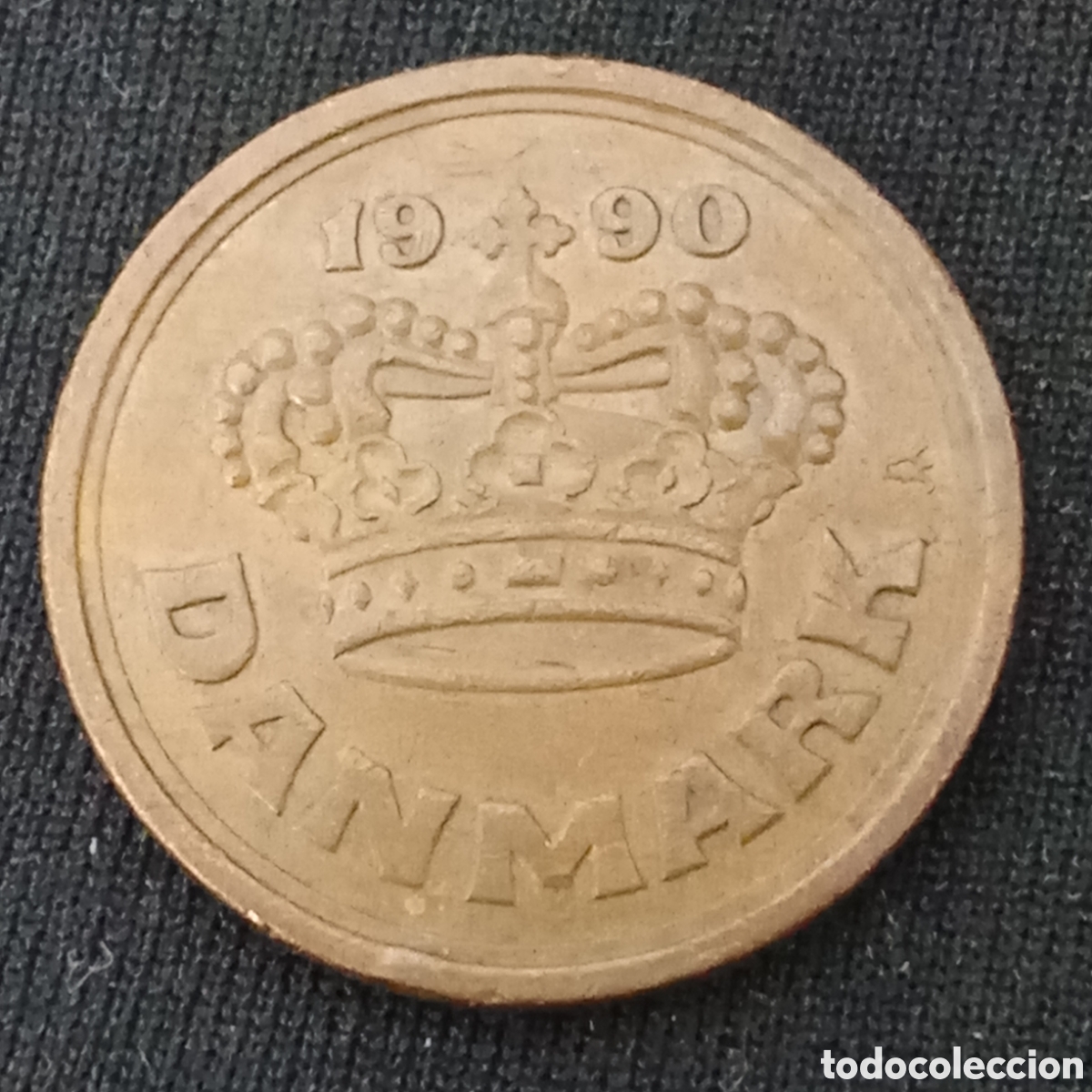 Monedas antiguas de Europa: Dinamarca 50 Ore a&ntilde;o 1990