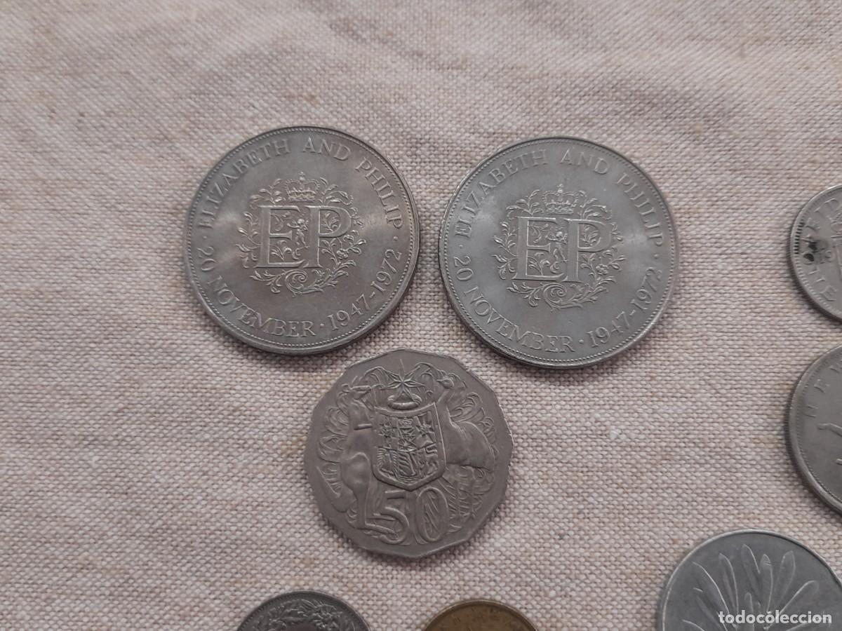Monedas antiguas de Europa: Lote de 22 monedas extranjeras - Foto 2