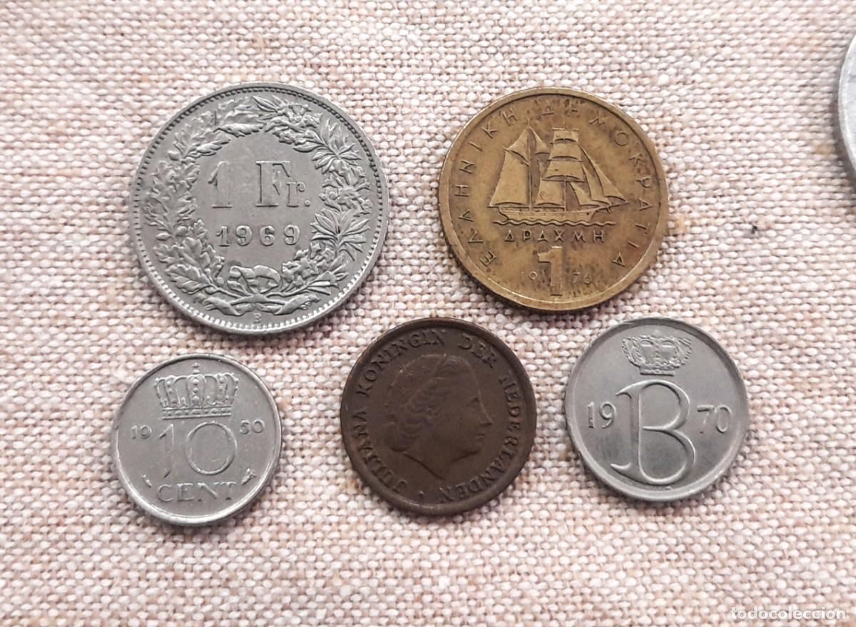 Monedas antiguas de Europa: Lote de 22 monedas extranjeras - Foto 6