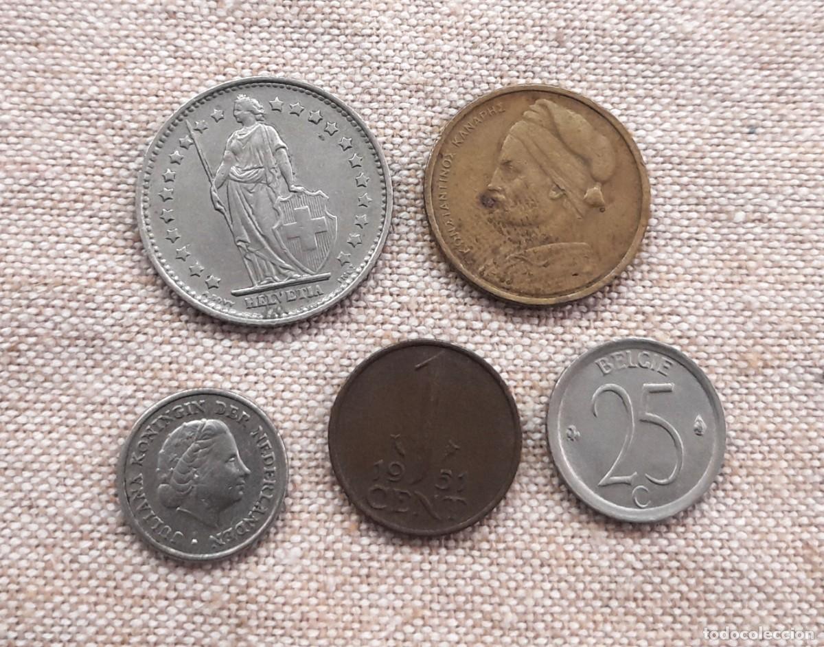 Monedas antiguas de Europa: Lote de 22 monedas extranjeras - Foto 7
