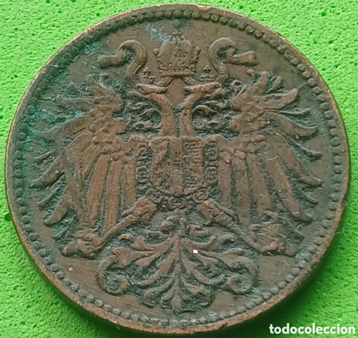 Monedas antiguas de Europa: Austria 2 hellers 1906 km#2801 - Foto 2