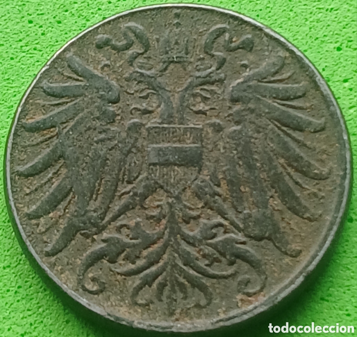 Monedas antiguas de Europa: Austria 2 hellers 1918 km#2824 - Foto 2