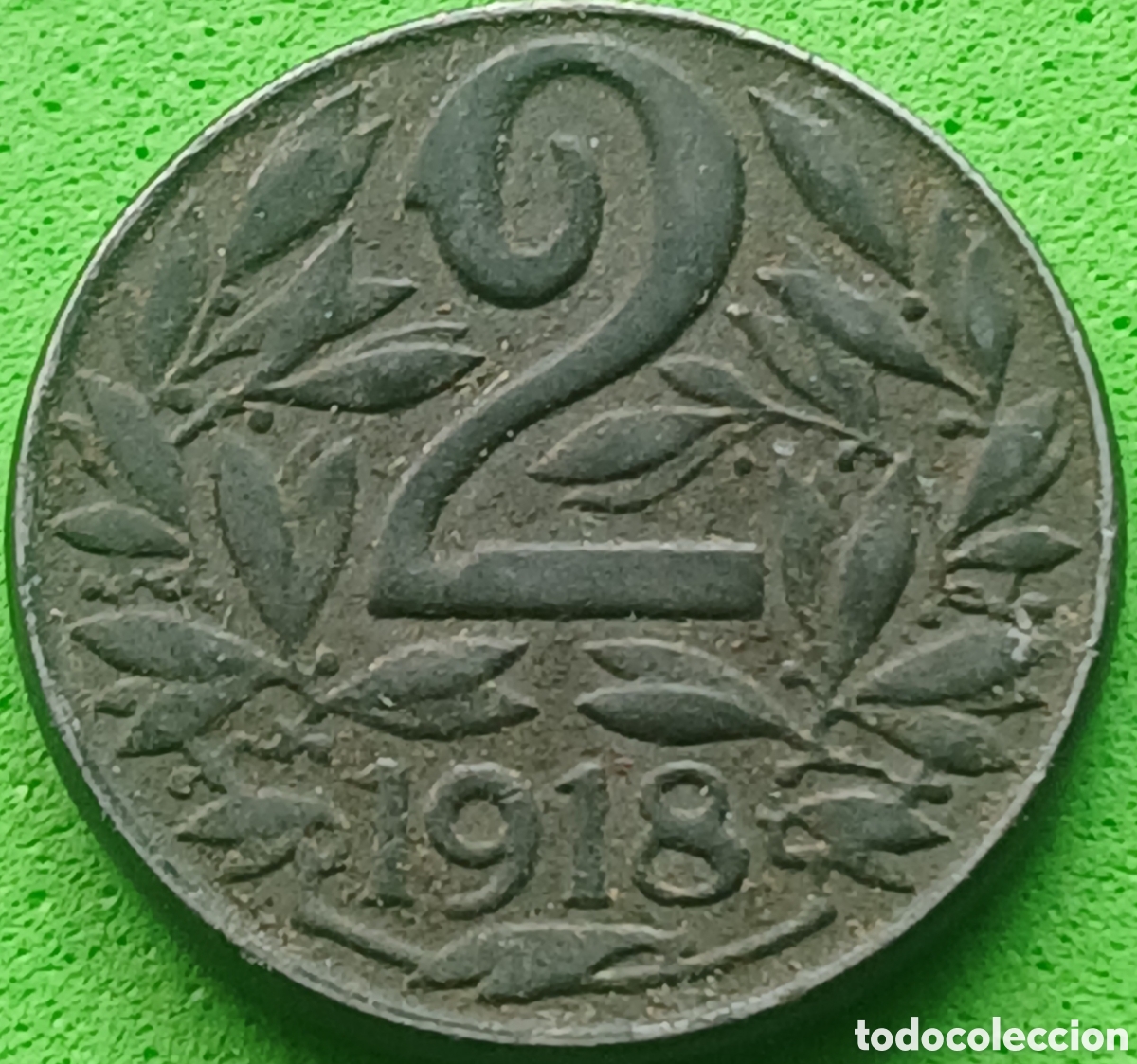 Monedas antiguas de Europa: Austria 2 hellers 1918 km#2824