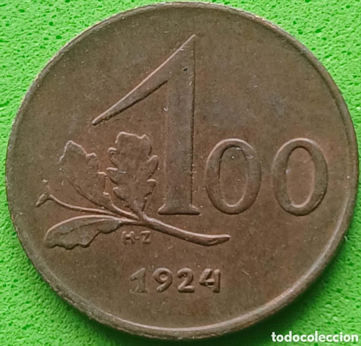 Monedas antiguas de Europa: Austria 100 coronas 1924 km#2832