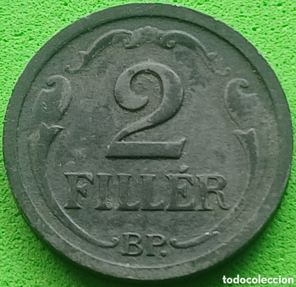 Monedas antiguas de Europa: Hungr&iacute;a 2 filler 1944 km#519