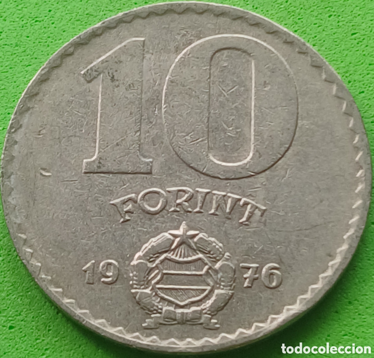 Monedas antiguas de Europa: Hungr&iacute;a 10 forint 1976 km#595