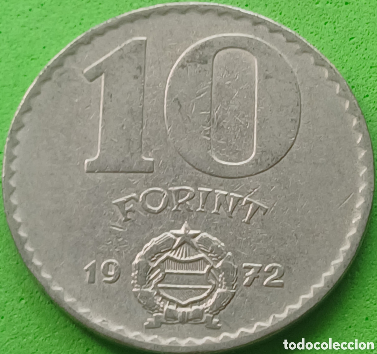 Monedas antiguas de Europa: Hungr&iacute;a 10 forint 1972 km#595