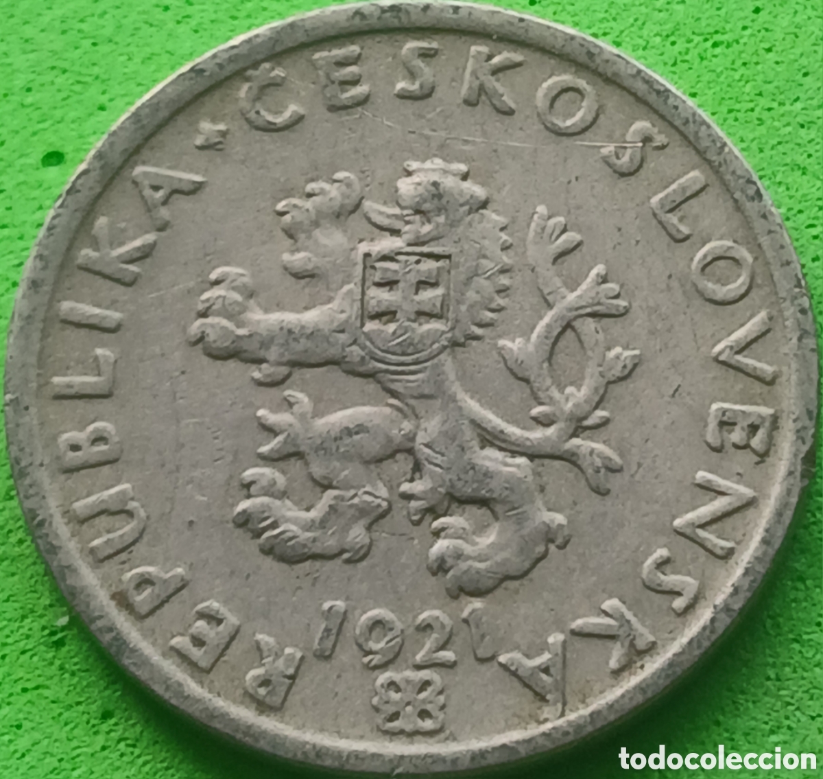 Monedas antiguas de Europa: Checoslovaquia 20 hellers 1921 km#1