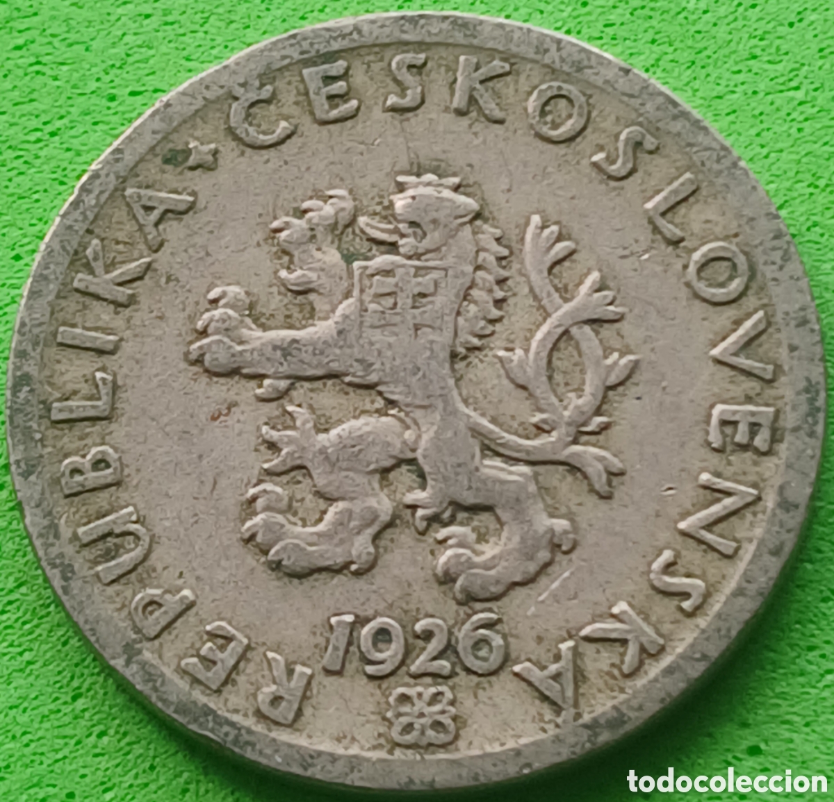 Monedas antiguas de Europa: Checoslovaquia 20 hellers 1926 km#1