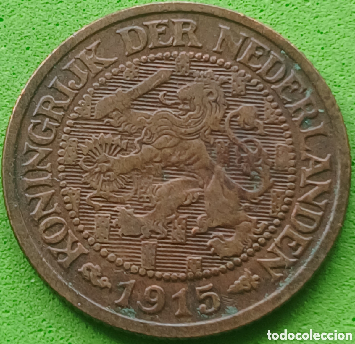 Monedas antiguas de Europa: Pa&iacute;ses Bajos 1 cent 1915 km#152