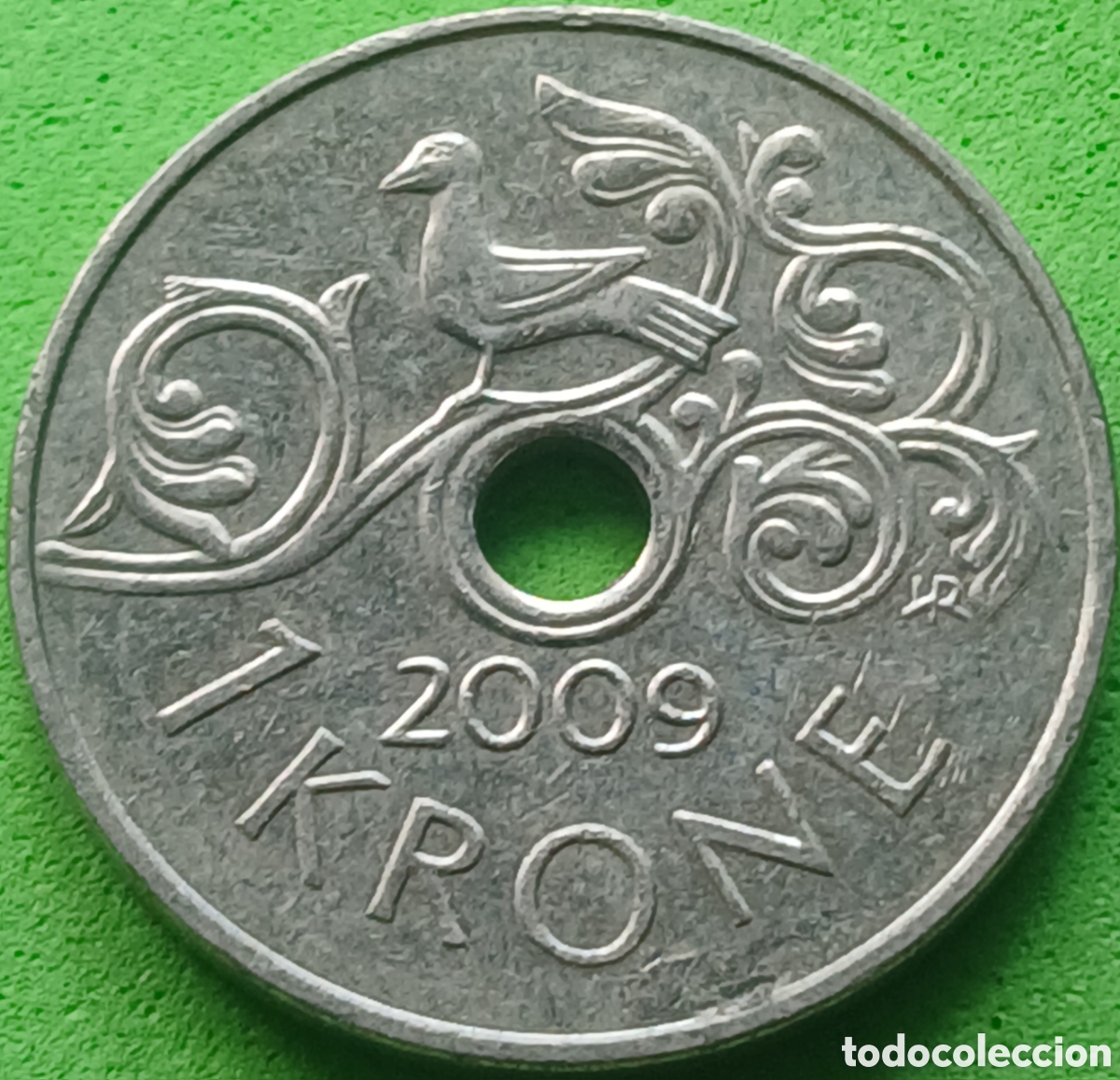 Monedas antiguas de Europa: Noruega 1 corona 2009 km#462