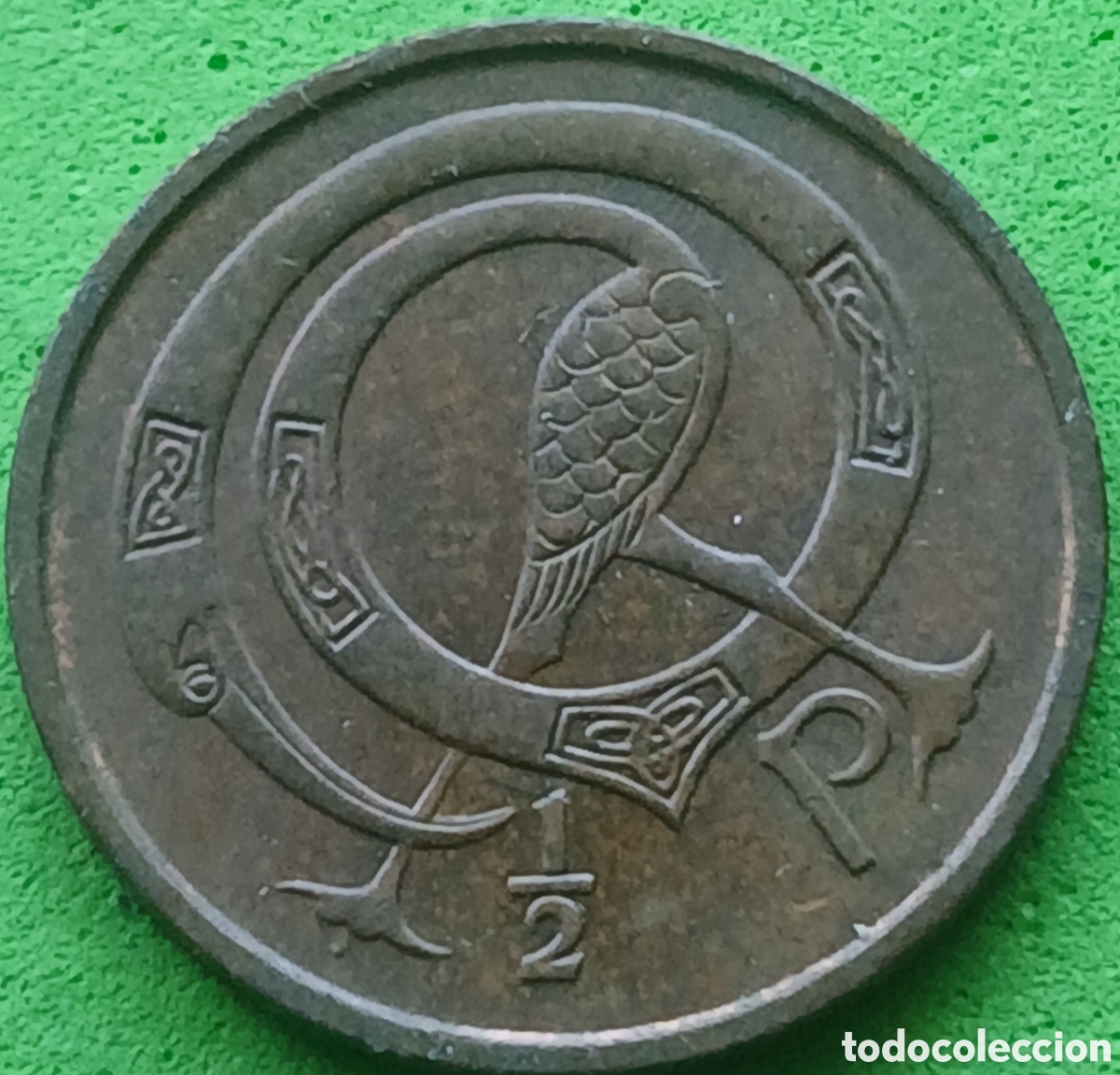 Monedas antiguas de Europa: Irlanda &frac12; penique 1971 km#19