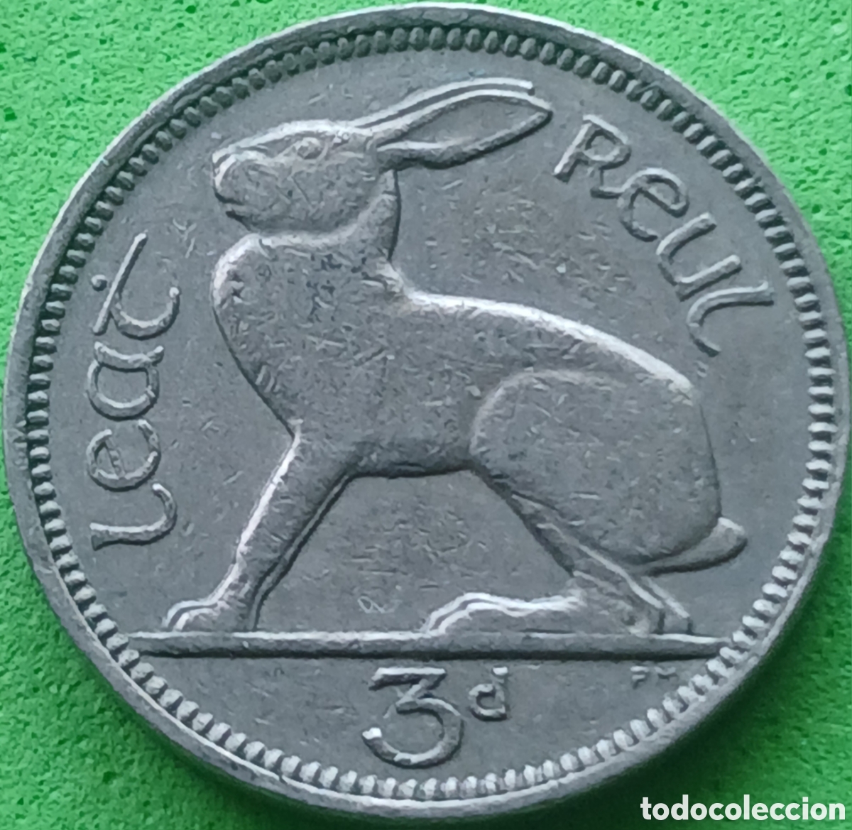 Old Coins of Europe: Irlanda 3 peniques 1949 km#12a
