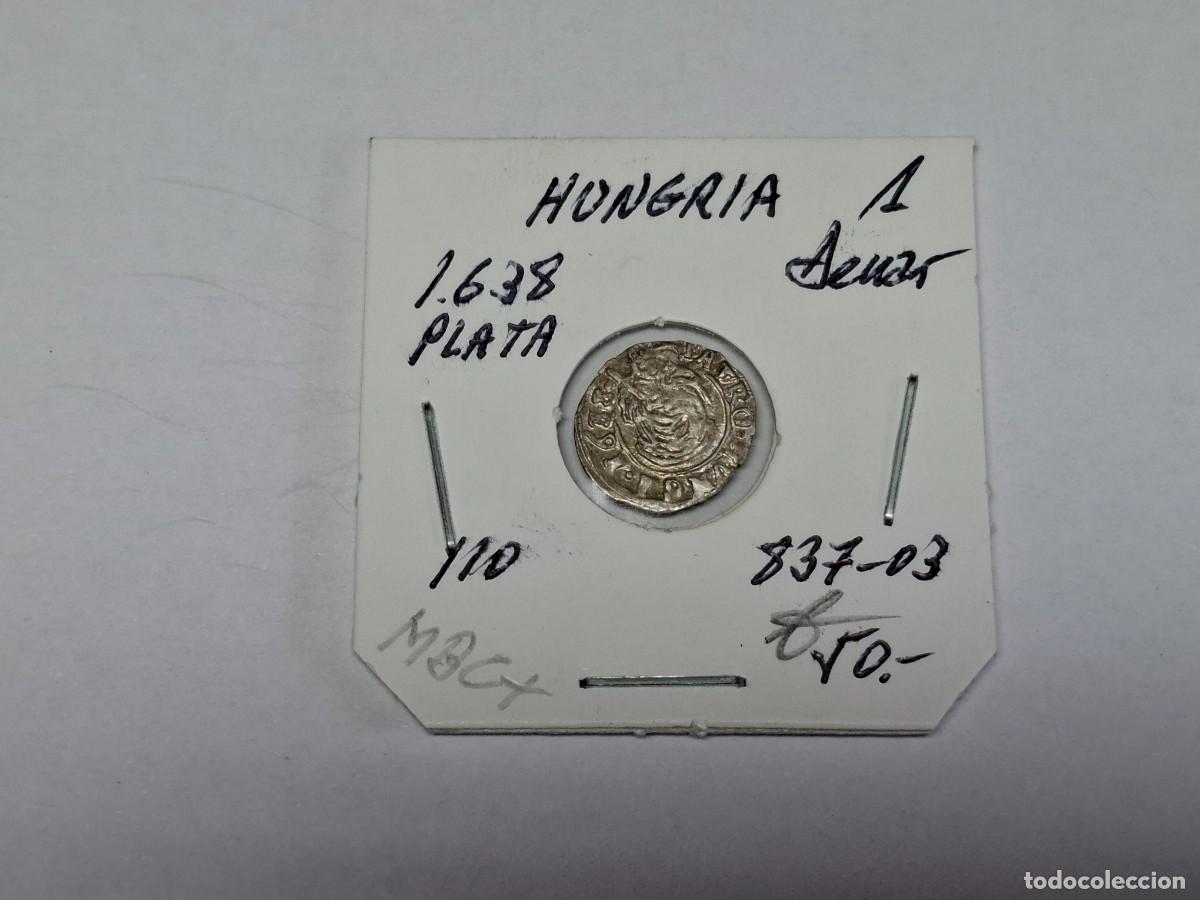 Monedas antiguas de Europa: 1 DENAR de PLATA de 1638 KM 110 HUNGR&Iacute;A en MBC+