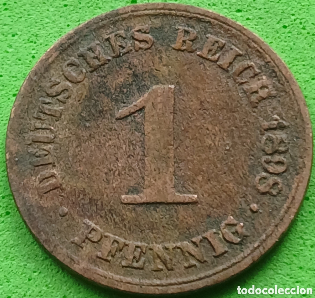 Monedas antiguas de Europa: Alemania Imperio 1 pfennig 1898 A km#10