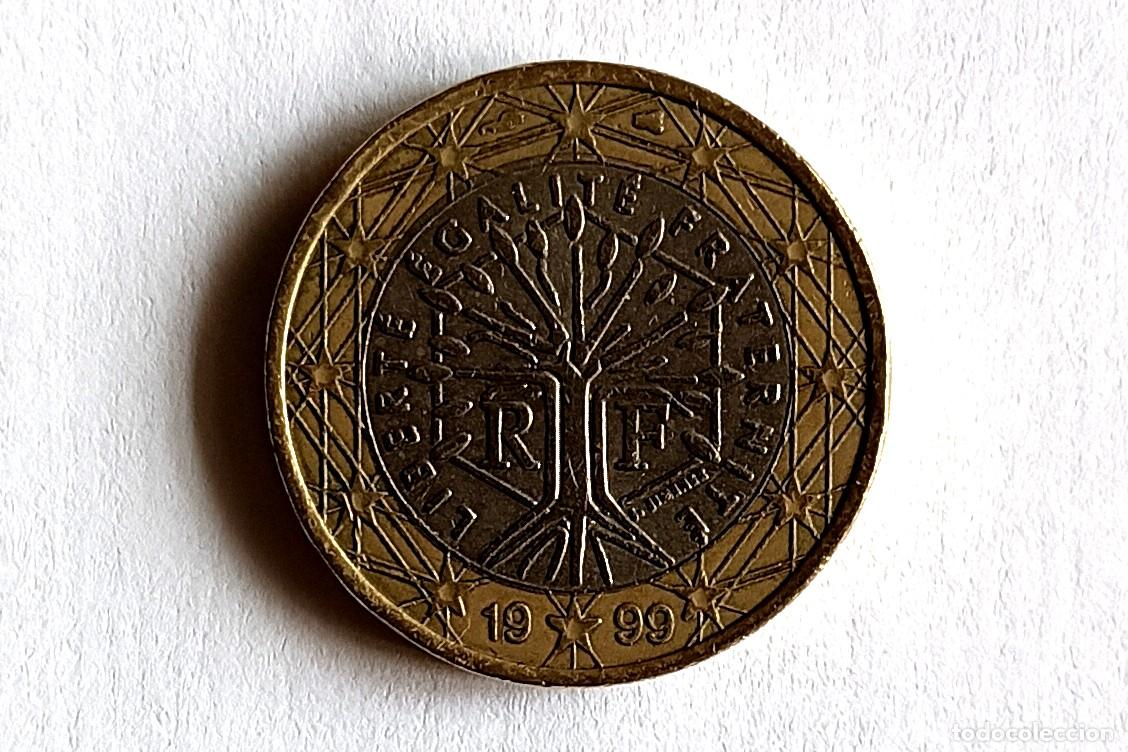 Monedas antiguas de Europa: MONEDA 1 EURO - FRANCIA 1999 - CIRCULADA (13)