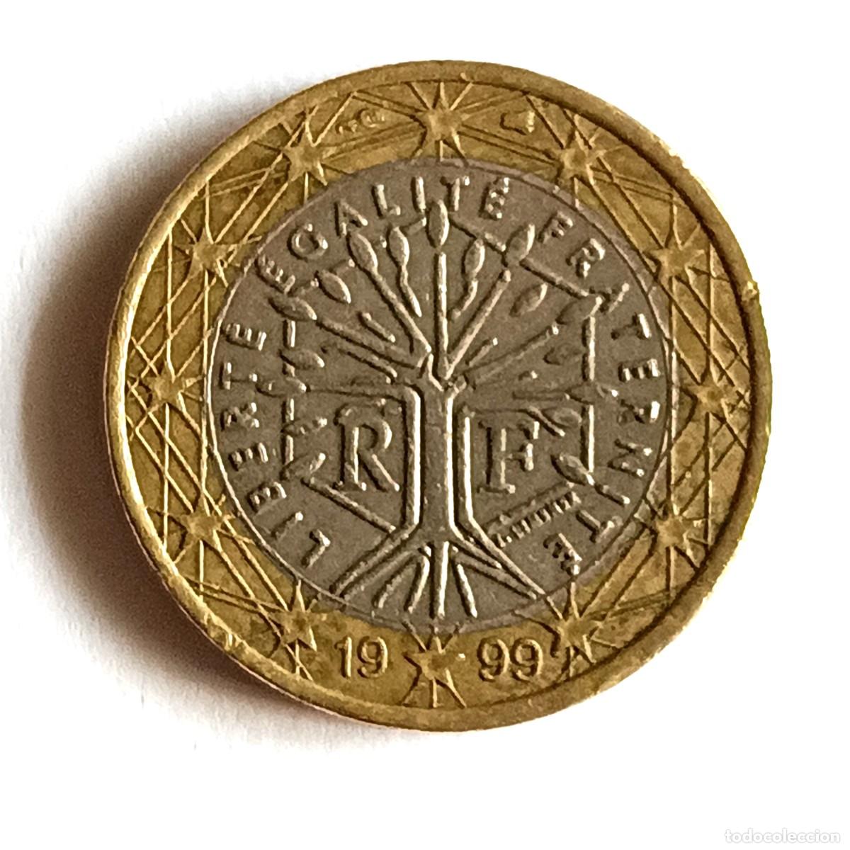 Monedas antiguas de Europa: MONEDA 1 EURO - FRANCIA 1999 - CIRCULADA (14)