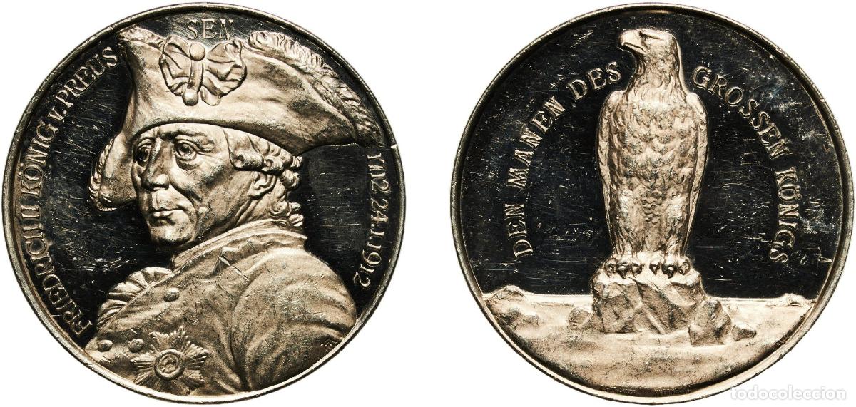 Monnaies anciennes de Europe: Germany 1912 Brandenburg Preu&szlig;en Wilhelm II - Commemorating the 200th anniversary of the birth of F