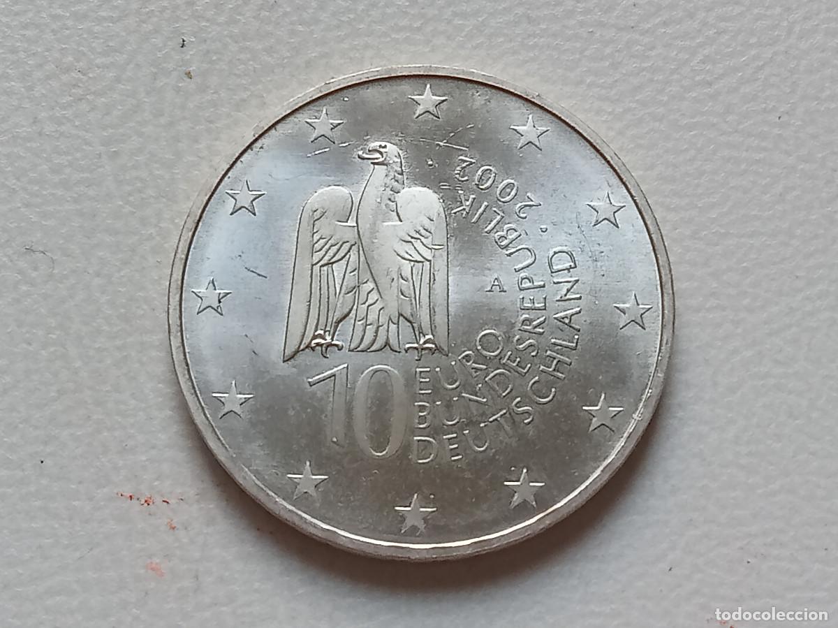 Monedas antiguas de Europa: ALEMANIA 10 EUROS DE PLATA 2002 A KM 218