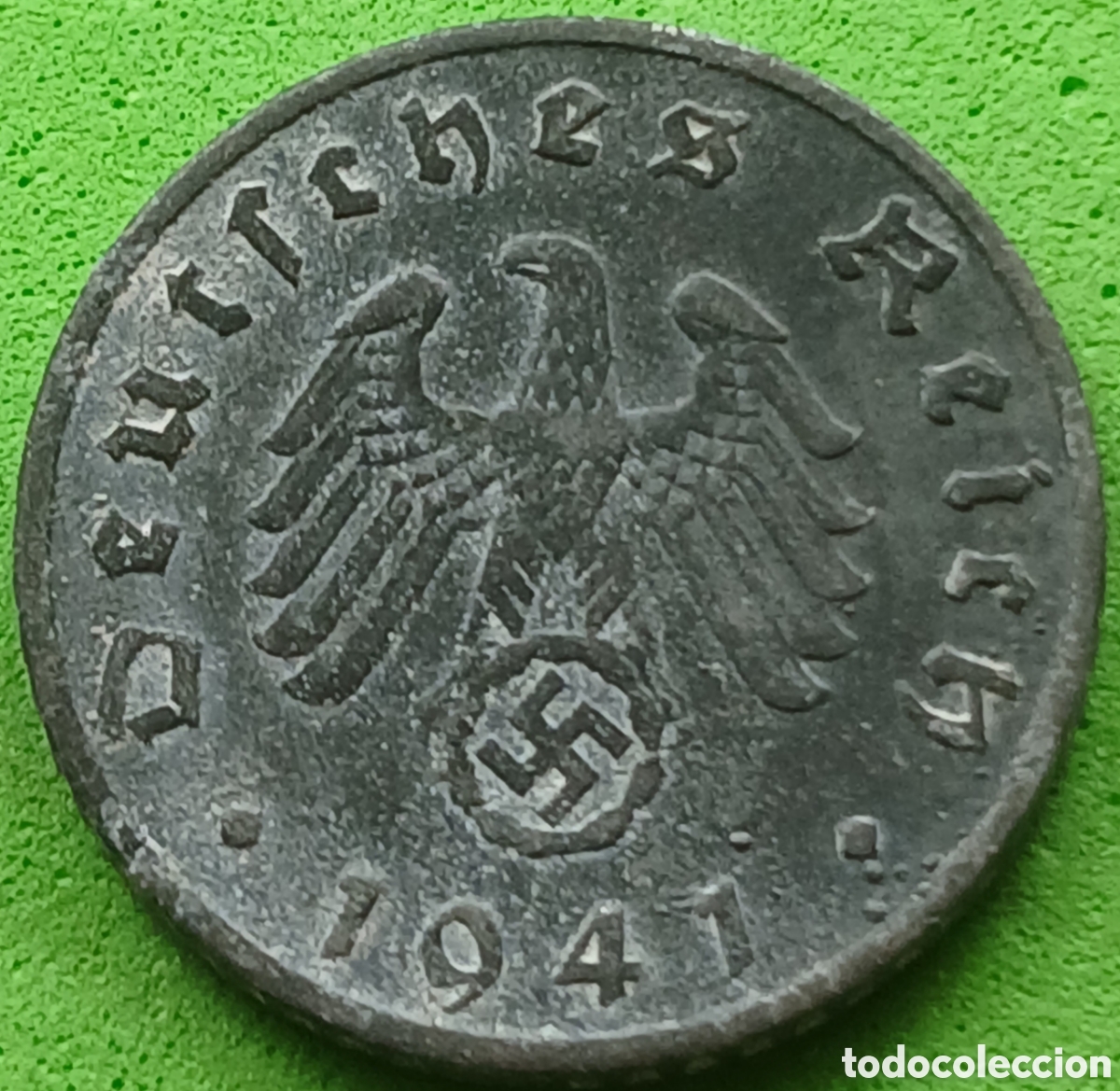 Monedas antiguas de Europa: Alemania Tercer Reich 5 reichspfennig 1941 F km#100