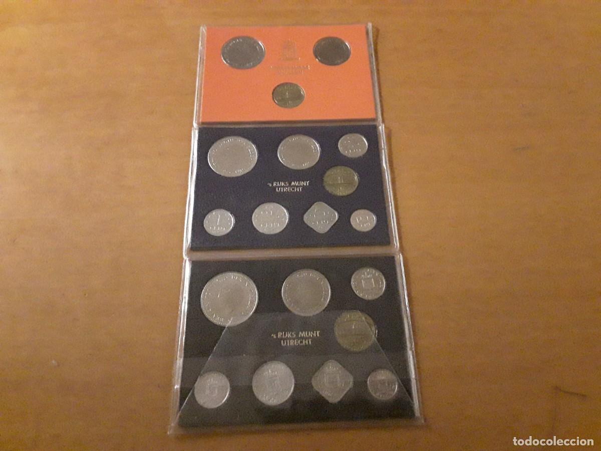Monedas antiguas de Europa: ANTILLAS HOLANDESAS - LOTE CARTERAS OFICIALES A&Ntilde;O 1980+1981+1982.