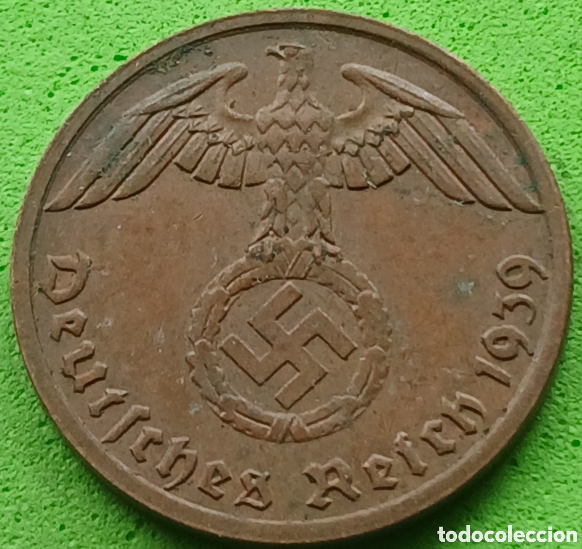 Monedas antiguas de Europa: Alemania Tercer Reich 1 reichspfennig 1939 A km#89