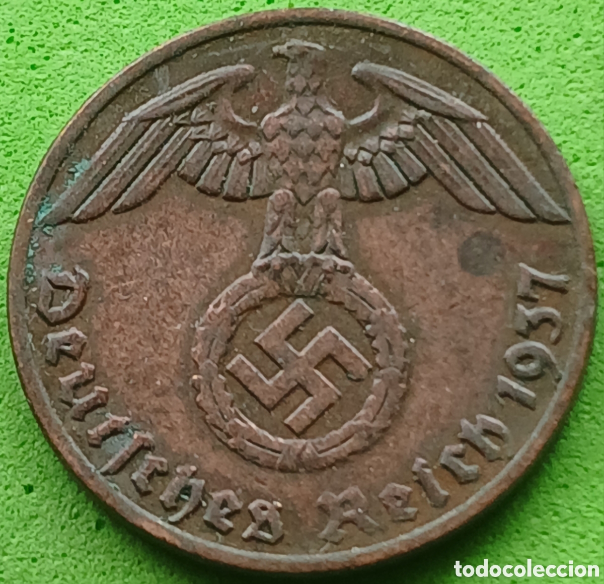 Monedas antiguas de Europa: Alemania Tercer Reich 1 reichspfennig 1937 A km#89