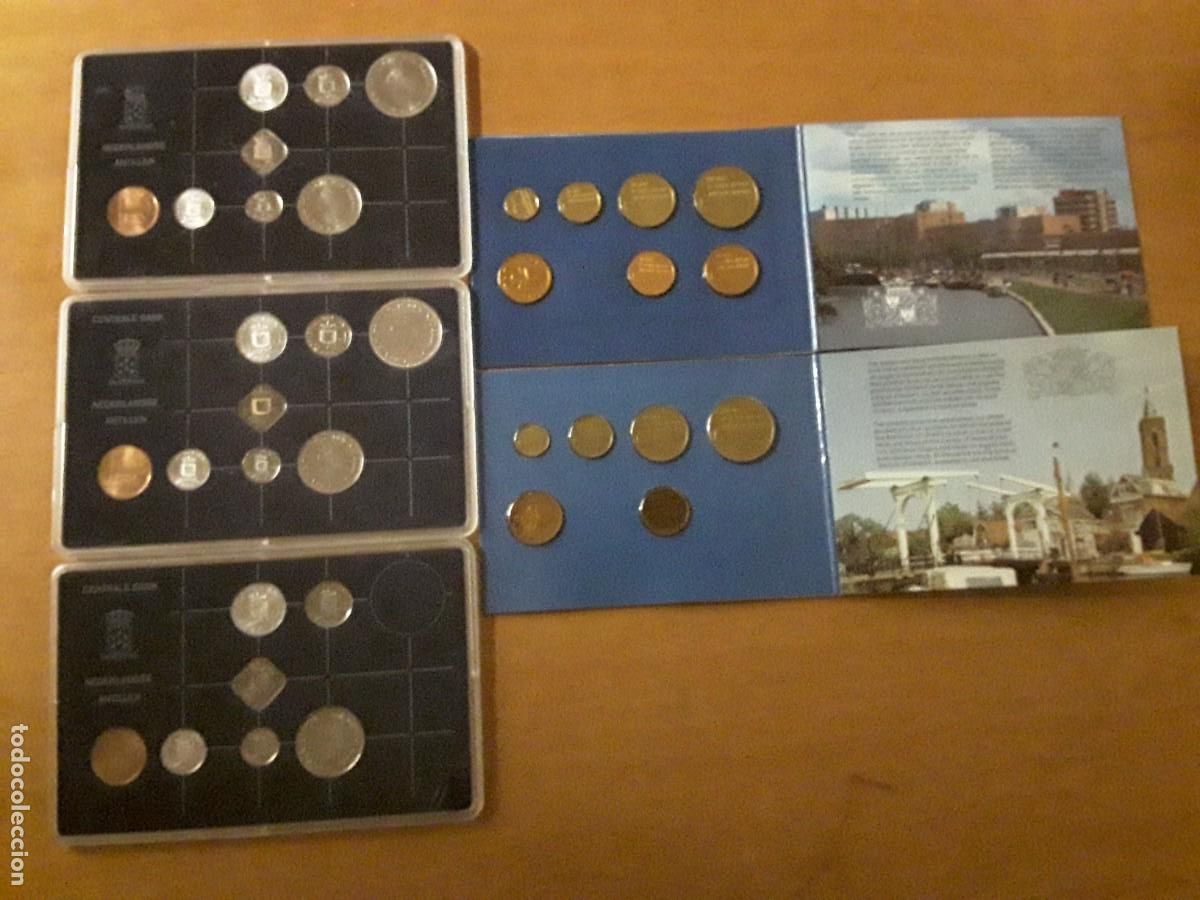 Monedas antiguas de Europa: LOTE CARTERAS OFIALES HOLANDA A&Ntilde;O 1987+1988 + ANTILLAS HOLANDESAS A&Ntilde;O 1983+1984+1985.