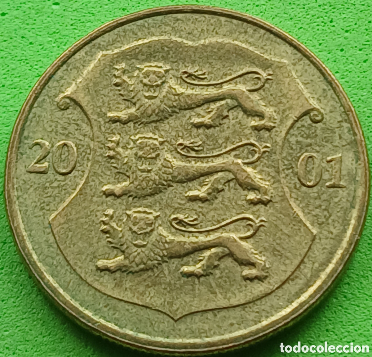 Monedas antiguas de Europa: Estonia 1 corona 2001 km#35