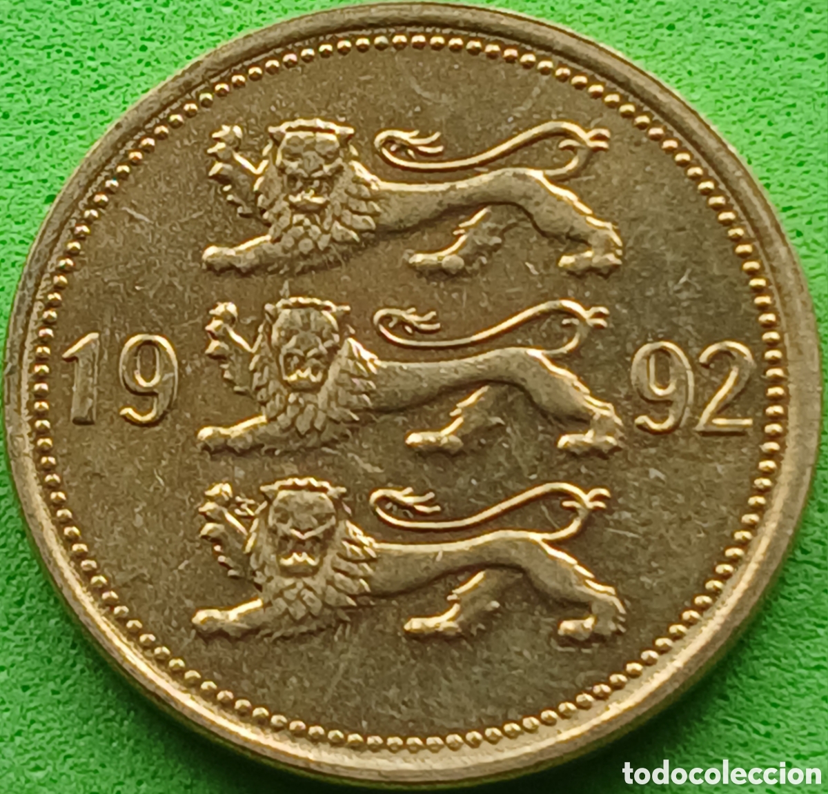 Monedas antiguas de Europa: Estonia 50 senti 1992 km#24